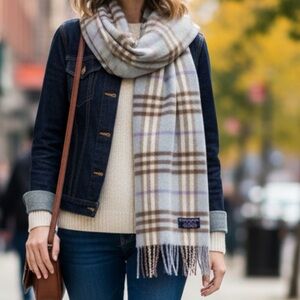Burberry Nova Check Unisex 100% Cashmere Scarf